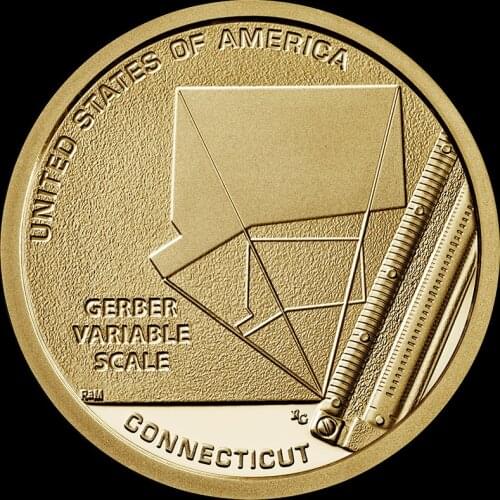 The Sixth US Dollar Commemorative Coin Innovation Series Lady Liberty Connecticut D 2020 Real Original Coins Collectibles Unc
