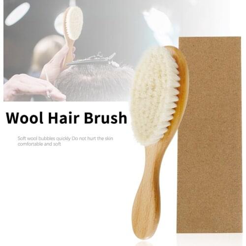 Hot Sale 100% Natural Baby Wooden Hair Brush Newborn Hair Brush For Head Massager