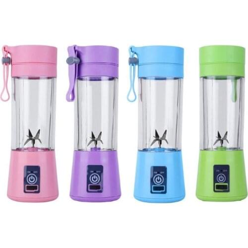 380 ML 2/4/6 Blades Handhels Juicer Bottle Portable Mini USB Electric Fruit Citrus Lemon Juicer Blender Squeezer Reamer Machine