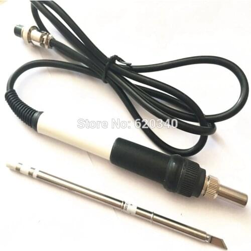 T12 Soldering iron Station Handle welding connector with GX12MM air head plug + t12-k tip