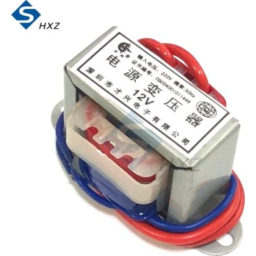 AC220 to AC24V / AC15V / AC 12V /AC 9V / AC6V Power Transformer 3W Single Voltage 2-wire Output AC-AC Step-down Power