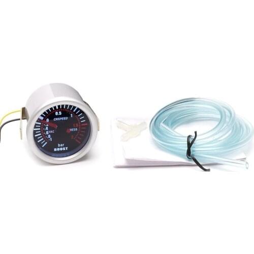 YC101310 Digital Universal 52mm Car Turbo Boost Vacuum -1~2 BAR Gauge Press Pressure Gauge Pointer Meter Smoke Len LED