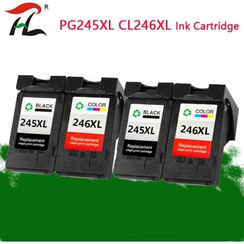 YLC PG245 CL246 Ink Cartridges replacement for Canon PG245XL PG-245XL CL 246 for Pixma iP2820 MX492 MG2924 MX492 MG2520 printer