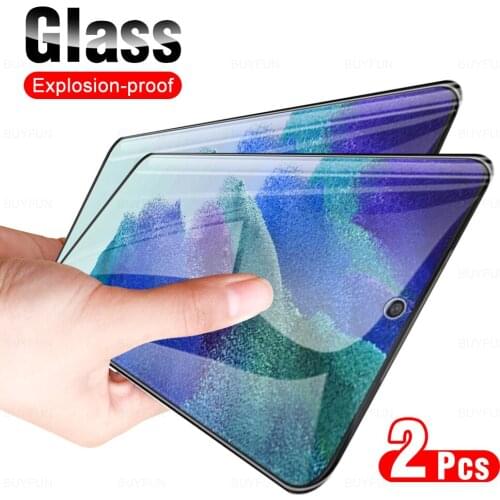 2Pcs Full Cover Protective Glass For Samsung Galaxy S21 FE Phone Glas Screen Protector Film For Sumsung Samsong S 21 S21FE 6.41"