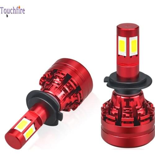 2Pcs COB H8 H11 H9 H4 H7 H13 H16 LED Car Headlight Bulbs Auto Lamp HB3 9005 HB4 9006 9012 60W 6000LM 6000k White fog lamp bulb