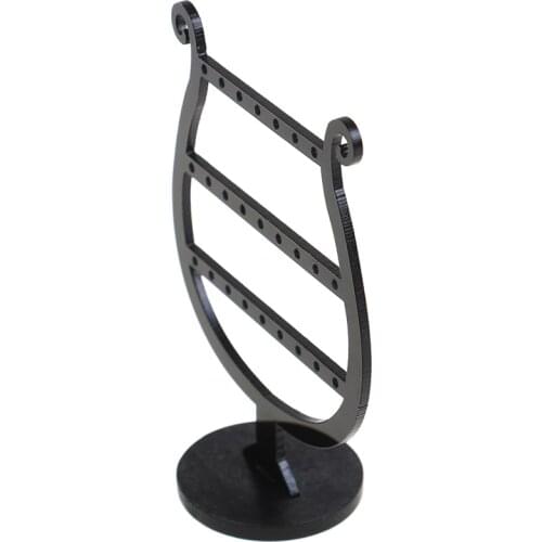 1Pc 2in1 25 Hole Earrings Stud Jewelry Display Stand Showcase Bottle Shape Jewelry Holder