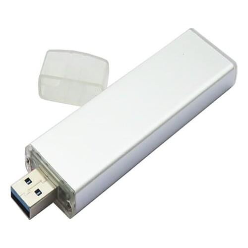 USB interface straight plug aluminum alloy shell M.2 NGFF SSD solid state drive to USB 3.0 hard drive box