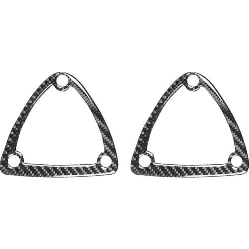 40%HOT 2Pcs Auto Interior Trim Seat Headrest Carbon Fiber Stickers for Mazda RX8 04-08