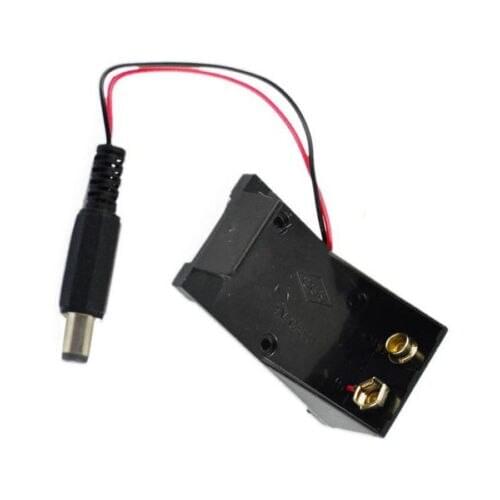 5.5*2.1 mm 9V Battery Holder Box DC Plug Socket Battery Holder For Arduino