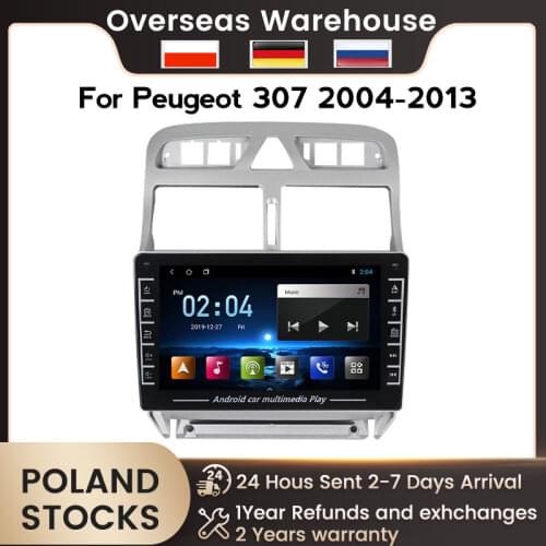 Navigation GPS Android System For PEUGEOT 307 sw 307 2002 - 2013 Car Radio Multimedia Video Player IPS 2 Din Dvd Head Unit SWC