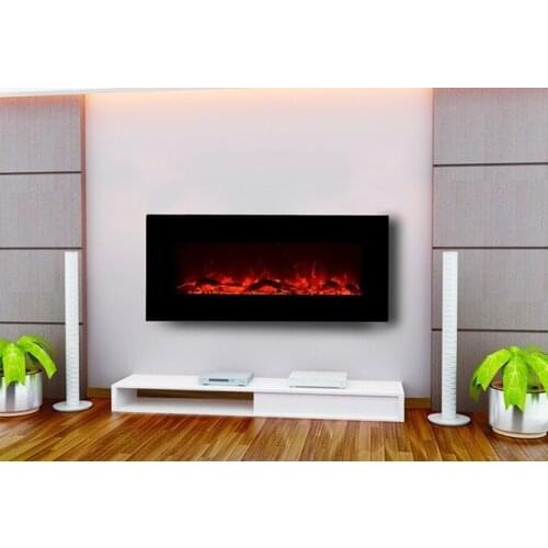 Free shipping to saudi arabic 220v wall mounted fake flame electric fireplace