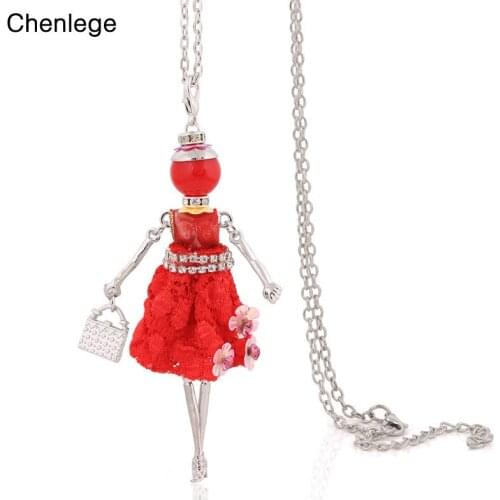 Chenlege stylish french 2017 new women necklaces & pendants fashion necklace jewelry big chokers lady pendants long chains
