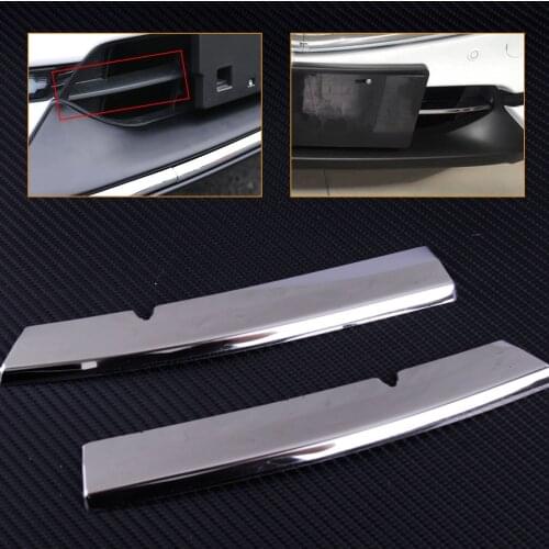 CITALL High Quality Stainless Steel Chrome Plated Grill Strips Bumper Air-inlet Grille Trims Fit for Mazda CX5 2017 2018