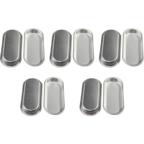 Cake Mould Tin Aluminium Alloy Long Shape Bread Hotdog Baking Mold Bakery Tool 10 PCS