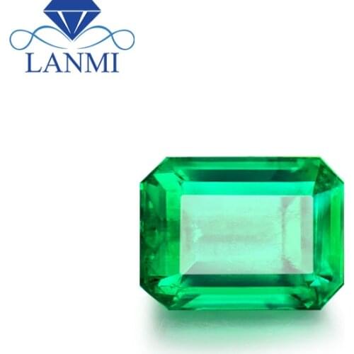 Natural Colombia Emerald Loose Stone Emerald cut 12.22X9.04X8.68mm 7.18ct GRS Certificate Collection Level Genuine Gemstone