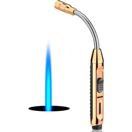 Candle Kitchen Cooking Gas Lighter Butane Torch Turbo Lighter Jewelry Welding Cigar Smoking Lighters Metal Cigarette Lighters