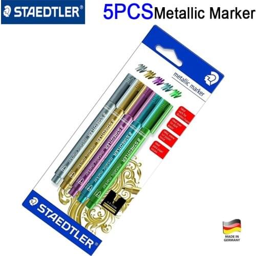 Staedtler 8323 Metallic Color Marker pen 5pcs/lot