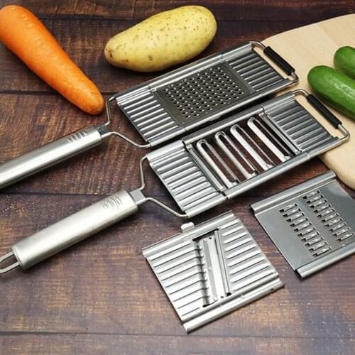 Multi-purpose Vegetable Slicer Stainless Steel Grater Cutter Shredders Fruit Potato Peeler Carrot Grater Kitchen Gadgets Set