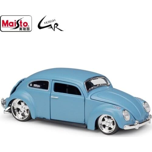 Maisto 1:24 Model Car Simulation Alloy Racing Metal Toy Car Children Toy Gift Collection Volkswagen Beetle Modified Version