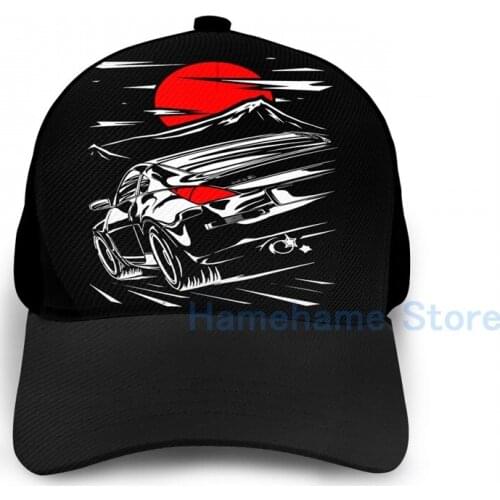 Fashion Nissan 350z Haruna Basketball Cap men women Graphic print black Unisex adult hat