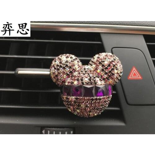 New diamond ma'am automobile Air outlet Perfume Car mounted drilling Perfume Air conditioning port decoration Car Styling