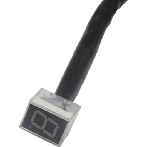 NEW Universal LED Digital Gear Indicator Motorcycle Display Shift Lever Sensor