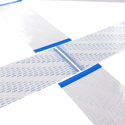 5 PCS FPC Flat Flexible Cable FFC Jumper Pitch 1.25 mm Spacing 50 Pin Same Contact Side isotropy Type A 100 200 300mm Tin Plated