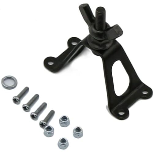 RCTOYFUN Metal Spare Tyre Bracket Wheel Holder Carrier Accessories For 1/10 RC Car Crawler Traxxas HSP HPI Axial SCX10 RC4WD D90