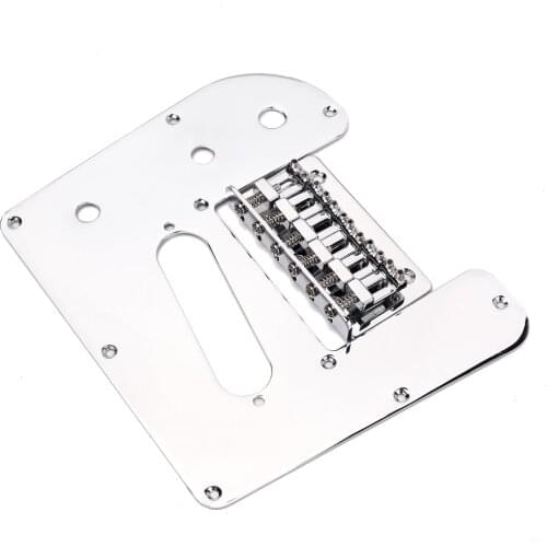 Silver LAP Steel Guitar Pickguard Control Plate With Bridge Set Electric LAP Guitar Raplacement Parts