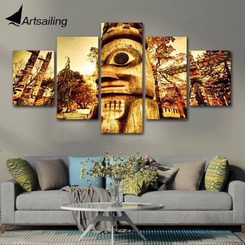 Modern Posters and Prints Horror Haunted Garden Canvas Wall Art Painting Retro Wall Pictures for Living Room Home Decor XA2932C