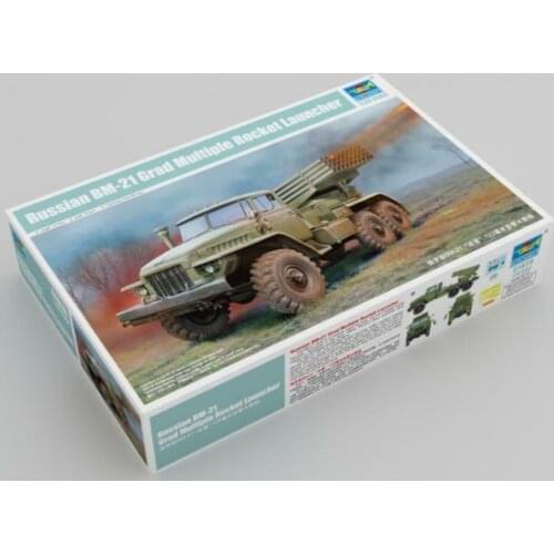 Trumpeter 01028 1/35 Russian BM-21 Grad Multiple Rocket Launcher Model Kit