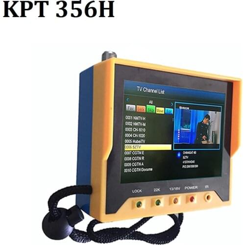 KPT-356H DVB-S2 Sat Finder Fast Tracking Full HD Digital Satellite Finder Meter MPEG-4 Modulator DVB-S TV Receiver KPT 356H