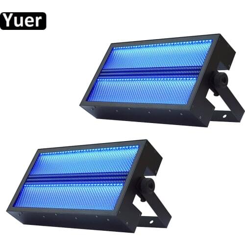 2Pcs/Lot SuperBright Strobe Light LED RGB 3IN1 Wash Strobe Effect 2IN1 DJ Disco Light Color Party Flashing Stage Strobe Lighting