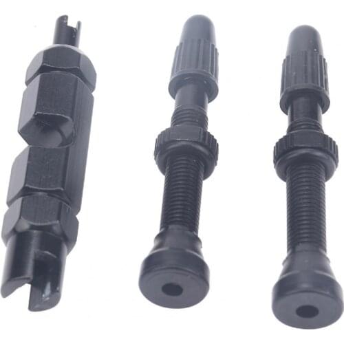 2Pcs High-quality Cycling Tubeless Valve Stem Kit Remover Tool Mini Tubeless Valve Stem Compact for Road Bike