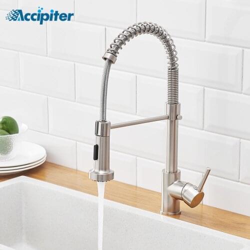 Accipiter Spring Kitchen Sink Faucets Made Of Brass Basin Mixer Faucet Tap Hot And Cold Water Taps Crane Torneira