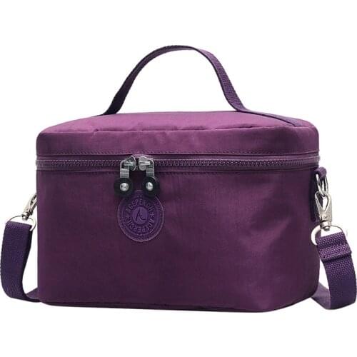 ACEPERCH Women Original Lunch Bags Kids Thermal Cooler Food Insulated Nylon Box Tote Bag Girl Waterproof Travel Lunch Cases Bag