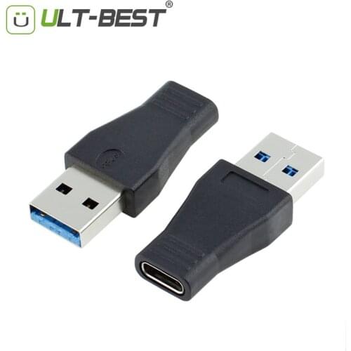 ULT-Best USB 3.0 A Male to Type C USB-C Female Adapter Converter for Macbook 12inch