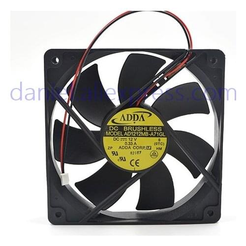 ADDA 12cm 12025 12V 0.33A AD1212MB-A71GL chassis special fan for silent power supply
