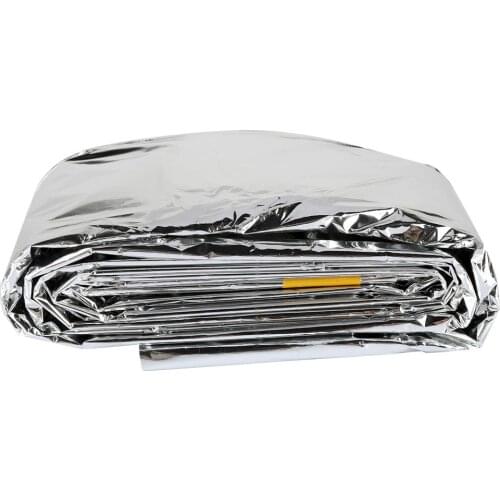 Emergency Sleeping Bag Rescue Blanket Insulation Sunscreen Foldable Space Blanket for walkers climbers mountain bikers runners