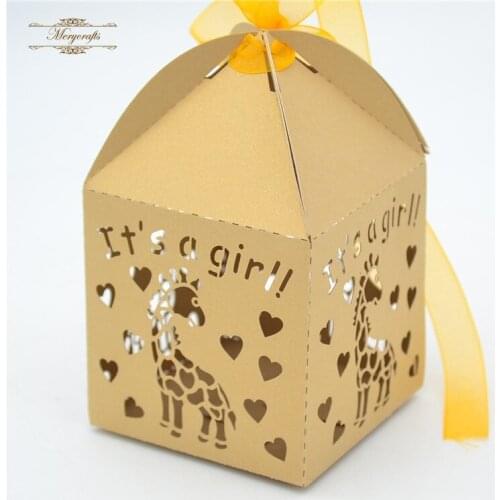 Paper box wedding custom chocolate packing baby shower