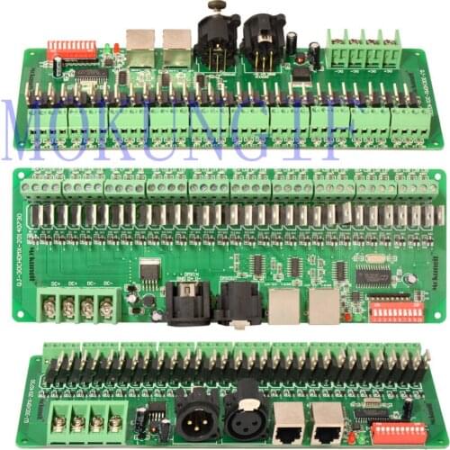 Fast shipping 6pcs 30CHANNEL/ 30CH EASY DMX LED controller DMX decoder&driver RGB led controller