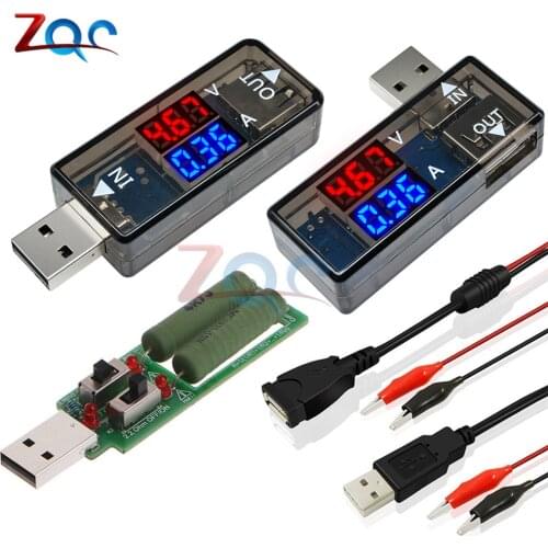 LED Digital Display USB Tester Voltmeter Ammeter Voltage Amp Power Meter Detector Power Bank Charger Tester Automatic Power Cut