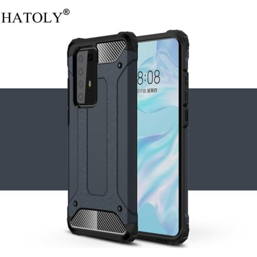 For Huawei P40 Pro Case Cover Anti-knock Rugged Silicon Bumper Armor Back Cover For Huawei P40 Pro Phone Case For Huawei P40 Pro