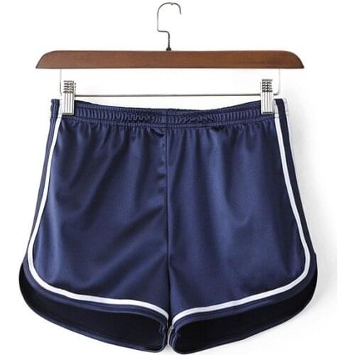 Hot Shorts Female Summer Night Shop Casual Smooth Elastic High Waist Sports Shorts