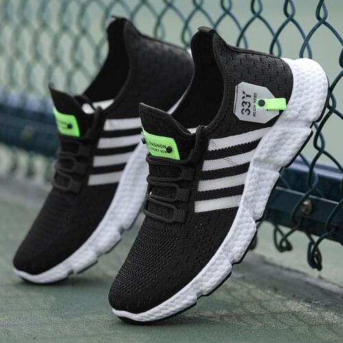 Summer Casual Man Speed Sneakers Korean Mesh Breathable Designer Men Sports Trainers Male Shoes Lace-up Mens Sports Shoes