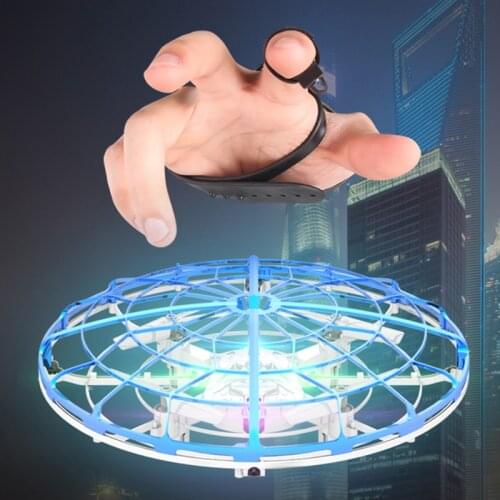 Mini flying UFO drone Anti-collision Infrared watch flayaball Aircraft Hand Induction helicopter Electronic Toys for children