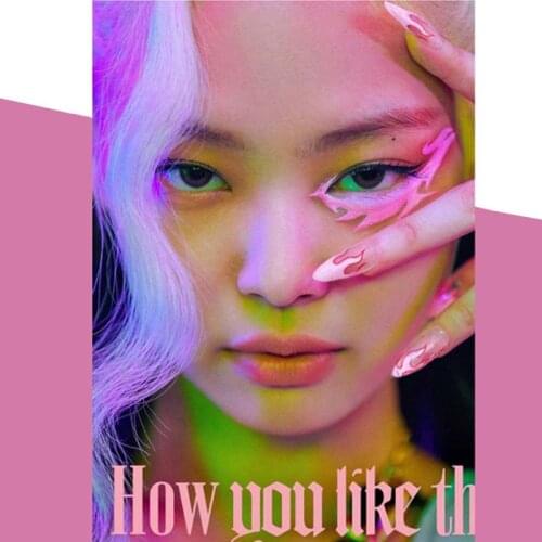 24pcs Popular Ladies DIY Flame Fake Nails Fire Pattern Cool Girl Long Style Art Tips Decorative false nail tips with glue