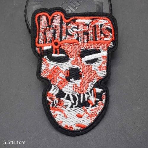Skull Pirate Ship Iron On Embroidered Clothes Patches For Clothing Stickers Garment Wholesale