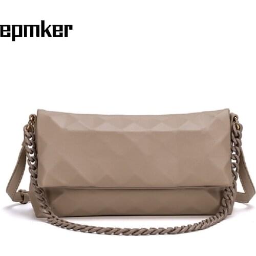 EPMKER Pleated Bags Fashionable Purses and Handbags Luxury Designer Shoulder Bags Chains Crossbody Bags Top Quality Satchels