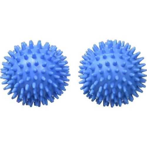 Spiky Massage Ball, Hard Stress Ball 7.5cm for Fitness Sport Exercise (sky blue)